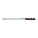Fluted Edge & Round Blade Salmon Knife 30cm (Rosewood)