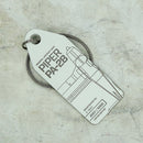 Aviationtag Piper PA28 (White)