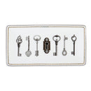 Vassoio in porcellana Alice Scott Square