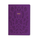 Letts 2024 Woodland A5 Week per visualizzare il diario