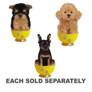 Realistic Dog Tea Cup Plush Toy 16cm