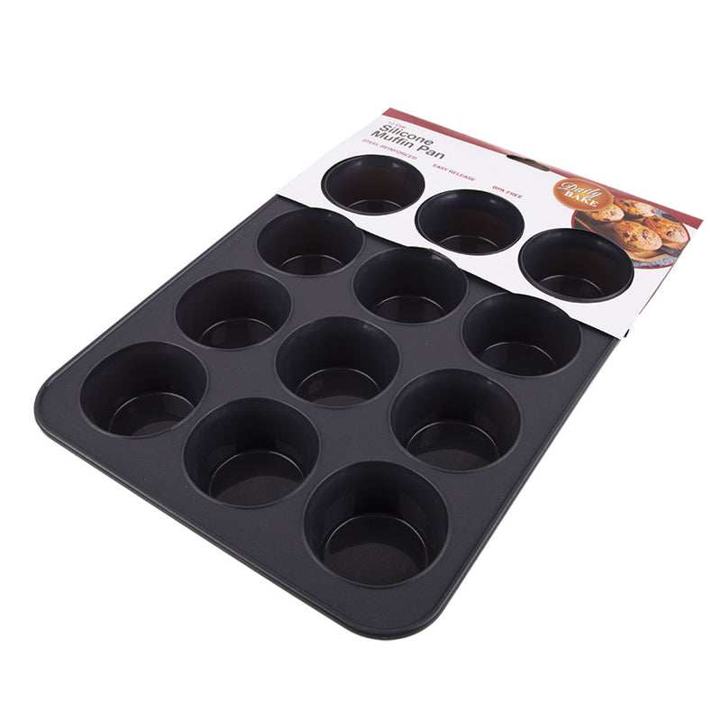  Molde para muffins de silicona para 12 tazas Daily Bake