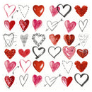  Servilletas de almuerzo con temática de San Valentín de Paper+Design