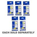 Brother Strong Adhesive Black on White Labelling Tape