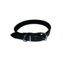 Collar semplice in pelle (nero)