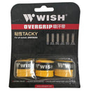 Wish Tennis Overgrips 3pcs (Yellow)