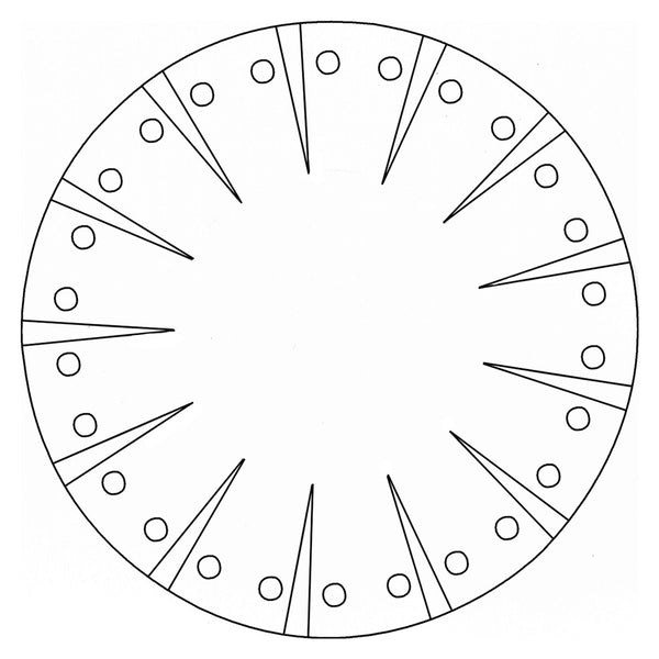 Cardboard Weaving Base 10pk