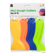 Plastic Dough and Clay Cutters (Pack of 12)