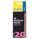 Basics Blackleads Pencil 20pcs