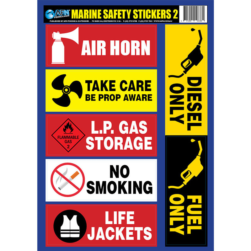 Marine Safety Stickers