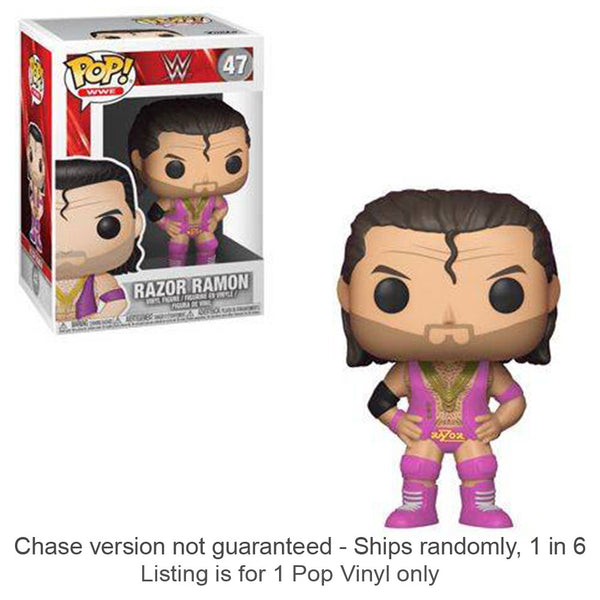 WWE Razor Ramon Pop! Vinyl Chase Ships 1 in 6