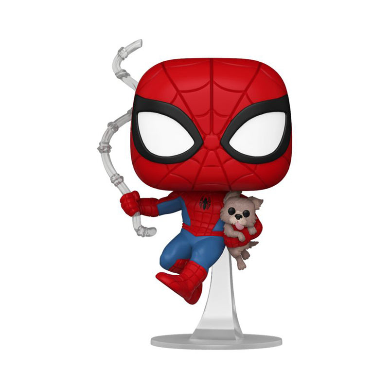 Spiderman with "Sandwich the Dog" Exclusive Pop! Vinyl