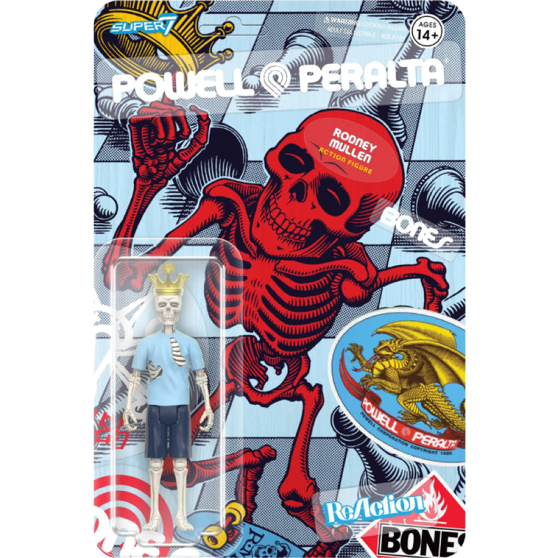 Powell Peralta Rodney Mullen ReAction 3.75" Figure [Wave 5]
