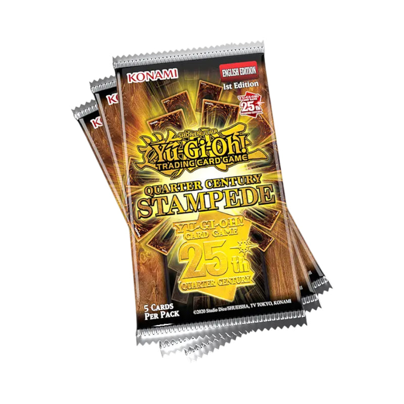 Yu-Gi-Oh! Quarter Century Stampede Tuckbox (3 Pack)