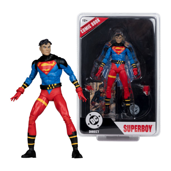 DC Comics Superboy with Comic Return of Superman 7" Figure