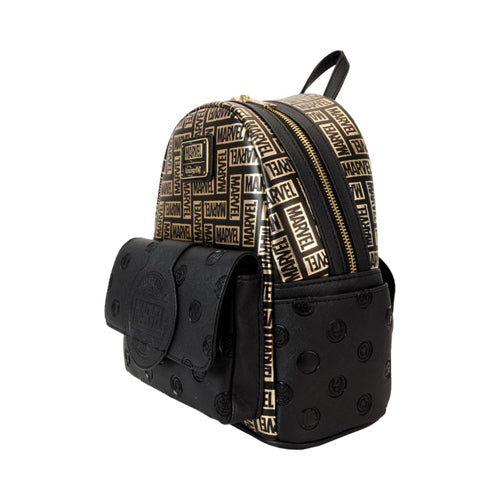 Marvel Comics 85th Anniv All-Over Print Logo Mini Backpack