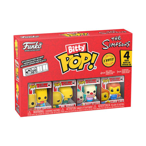 The Simpsons Bart Bitty Pop! 4-Pack
