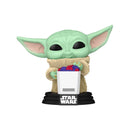 The Mandalorian & Grogu 2026 Grogu w/ Food US Flocked Pop!