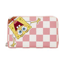 SpongeBob & Patrick Star Checkered Zip Around Wallet