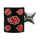 Naruto Shippuden Shuriken Akatsuki 3D Handle Mug 16oz