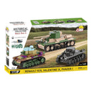 World War 2  Renault, Valentine, Panze (595 Pcs)