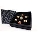 Set di dadi a colori in metallo GPL RPG Leadlight 4