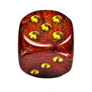 Chessex Glitter D6 Dice with Pips 50mm