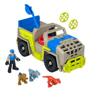Imaginext Jurassic World Track and Transport Dino Truck Vehicle and Figure Set