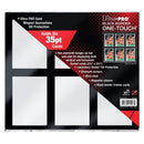 Ultra Pro 35PT Black Border UV ONE-TOUCH Magnetic Holder Card Protector