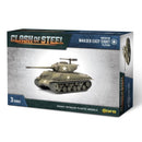 Clash of Steel M4A3E8 Easy Eight Tank Platoon Miniature