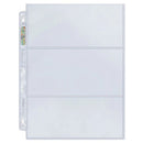 Ultra Pro 3-Pocket Platinum Page Album