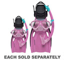 Dolphin Junior Silitex Mask, Snorkel & Fin Set (Pink)