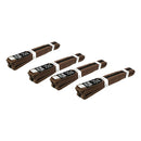 Yamasaki Coloured Martial Arts Belts with Black Stripe (Brown)