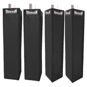 Morgan Black Goal Post Protectors (Set of 4)