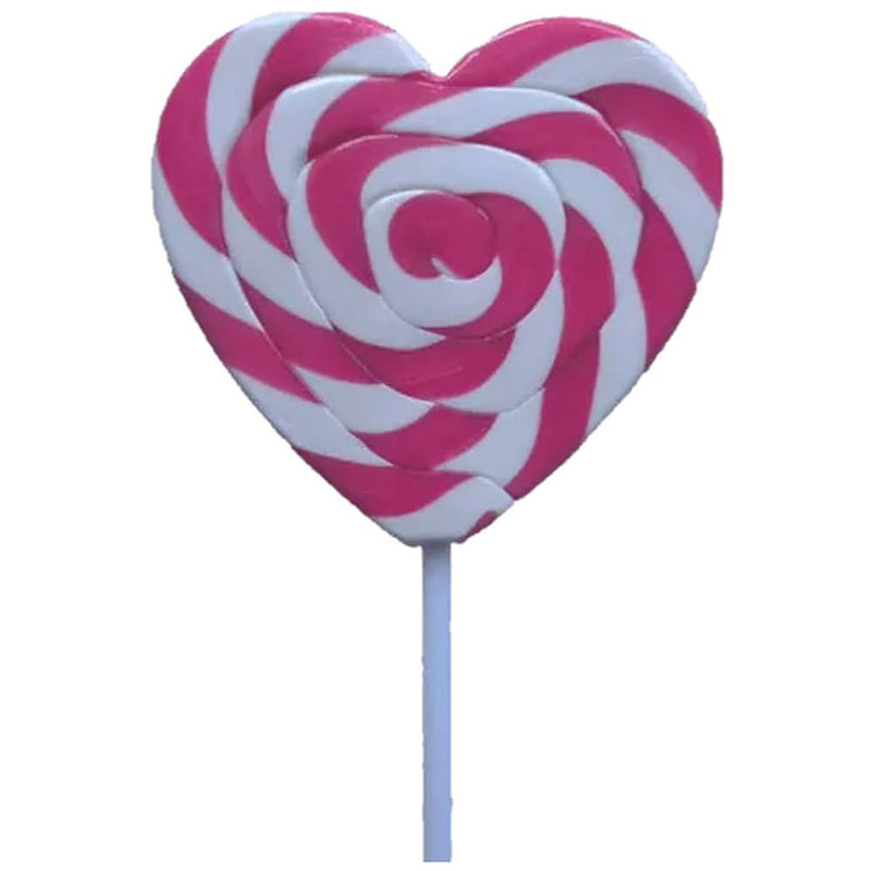Candy Showcase Mega Swirl Heart Pops