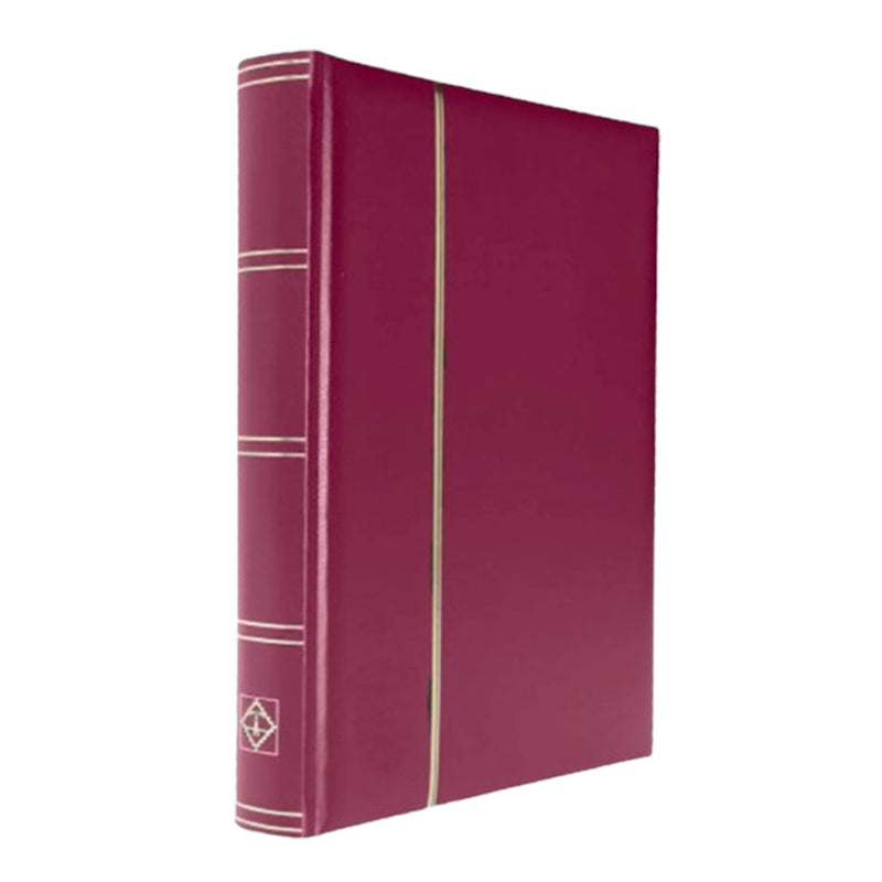 Padded Leatherette A4 Stockbook w/ 32 White Pages
