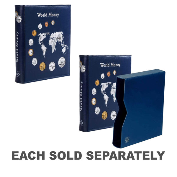 Optima 5-Sheet World Currency Album (Blue)