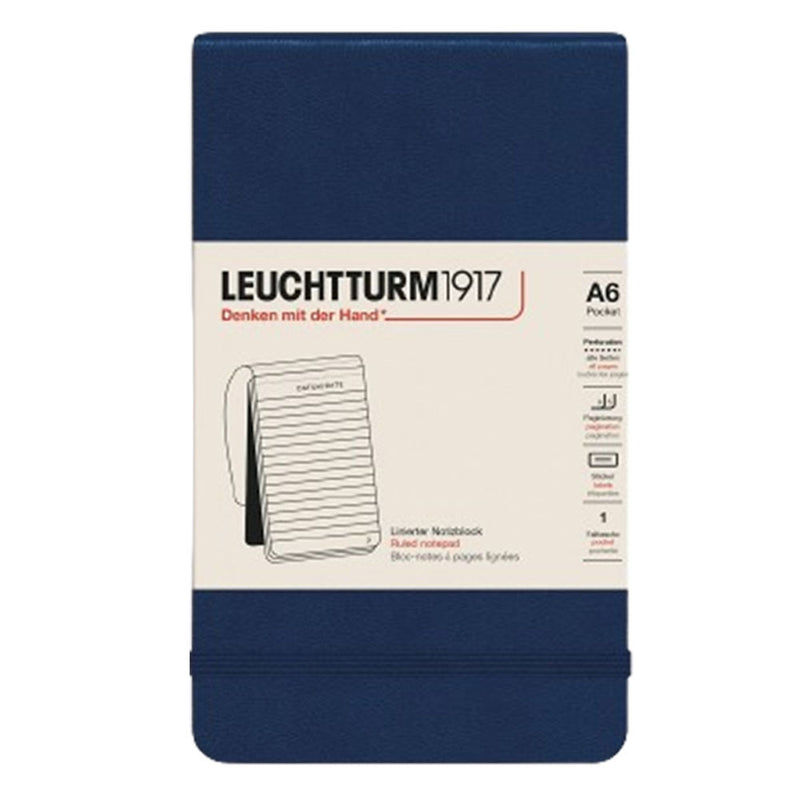 Reportero A6 Notepad de bolsillo de 184 páginas (Armada)