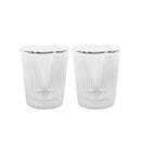 Verre à double paroi Avanti Rigato (ensemble de 2)