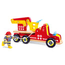 Hape Siren & Lights Toy Fire Truck