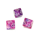 Chessex Tens 10 Dice Festive Polyhedral (Violet/White)