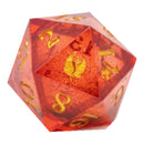 Bloom Pink Liquid Core d20 Dice Set