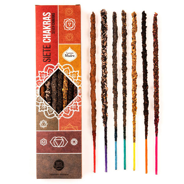 Sagrada Madre 7 Chakras Incense Sticks