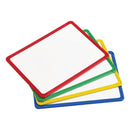 EDX Magnetic Plastic Framed White Board (Set of 10)