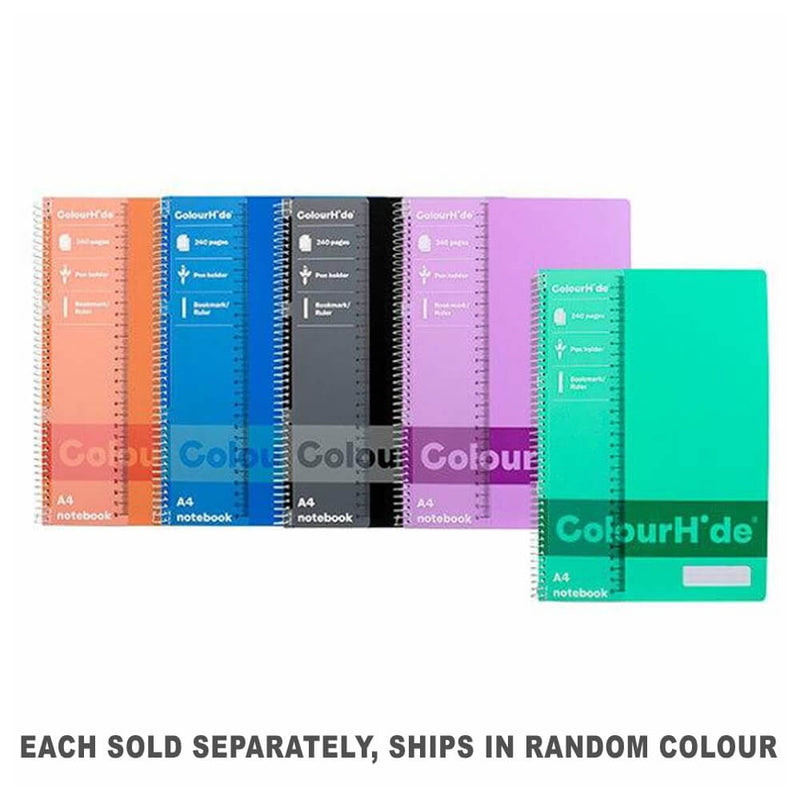 Colourhide A4 Notebook 240pg