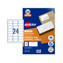 Étiquette d'adresse à jet à jet Avery 25pcs