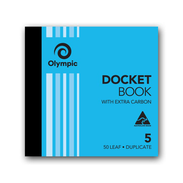 Olympic No 5 Duplicate Docket Book with Extra Carbon
