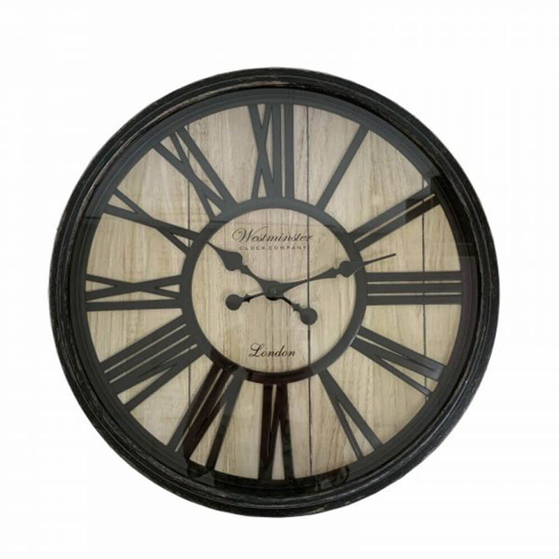 Horloge Chiffres Romains Holborn (52x52x6cm)