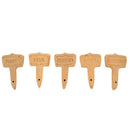 Caharin Veggie Markers Terracotta Set of 5