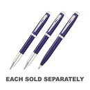 100 Blue Lacquer/Chrome Plated Pen